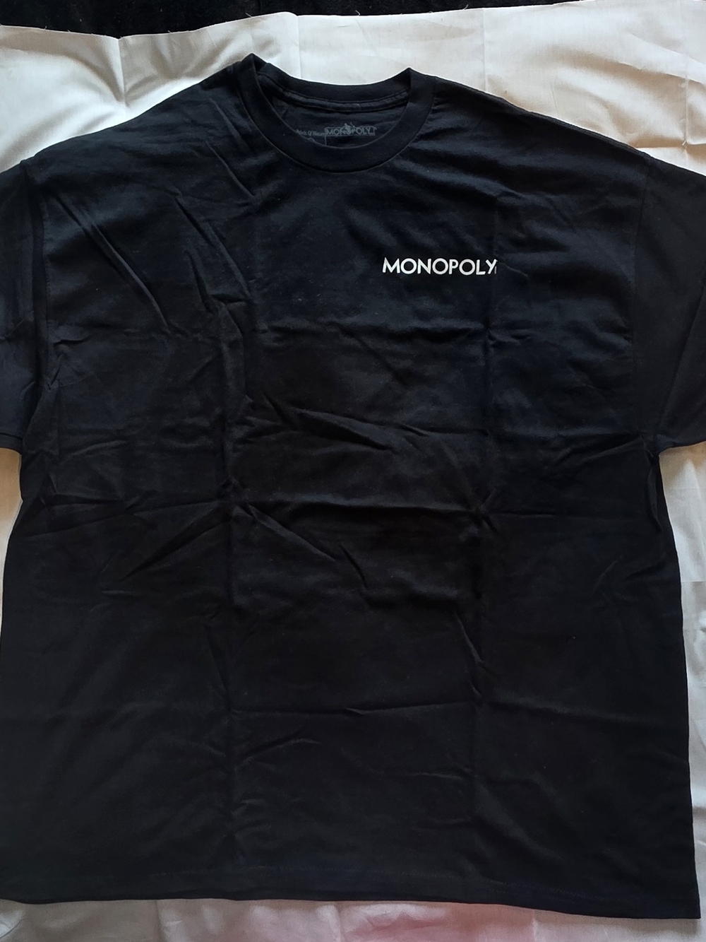 Men's Black Monopoly Logo T‑Shirt